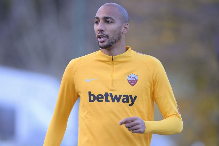 Steven Nzonzi durante l'allenamento - Lapresse - Ilromanista.it