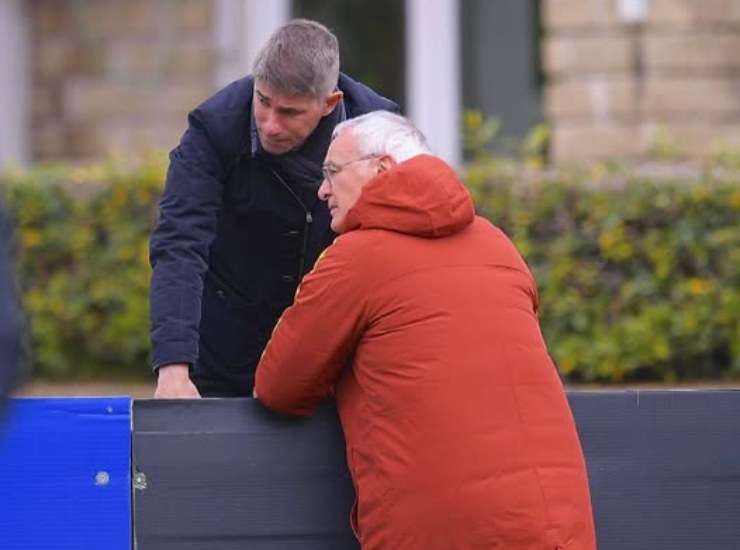 Ricky Massara e Claudio Ranieri