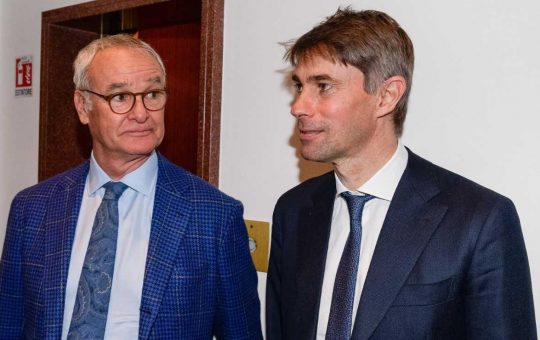 Frederic Massara e Claudio Ranieri - Facebook - Ilromanista.it