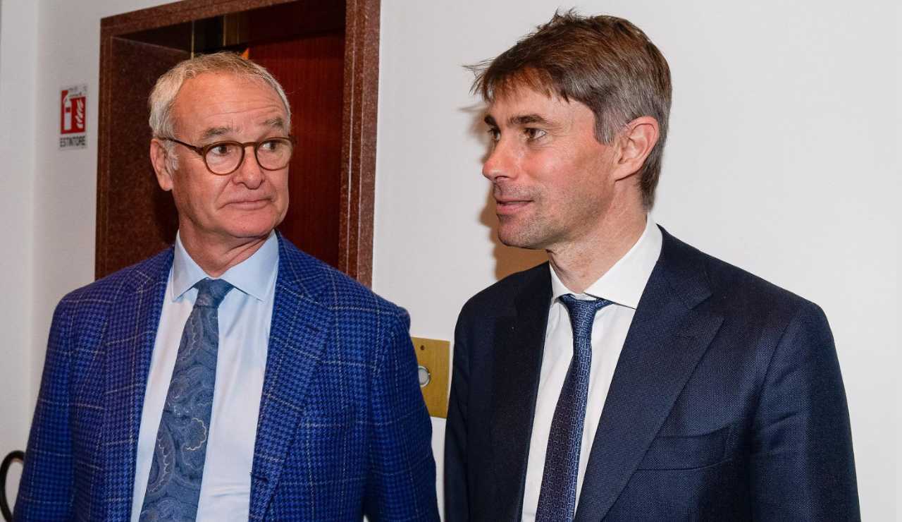 Frederic Massara e Claudio Ranieri - Facebook - Ilromanista.it