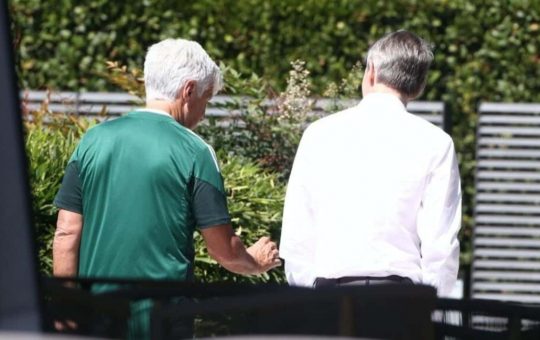 Gian Piero Gasperini e Frederic Massara - Foto Instagram - Ilromanista.it