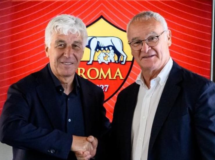 Gian Piero Gasperini e Claudio Ranieri