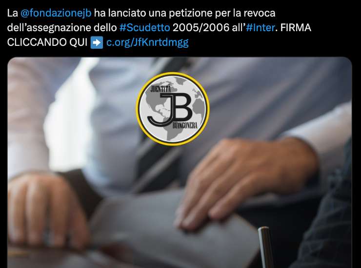 I tifosi della Juventus chiedono la revoca dello scudetto 2006 - X - Ilromanista.it