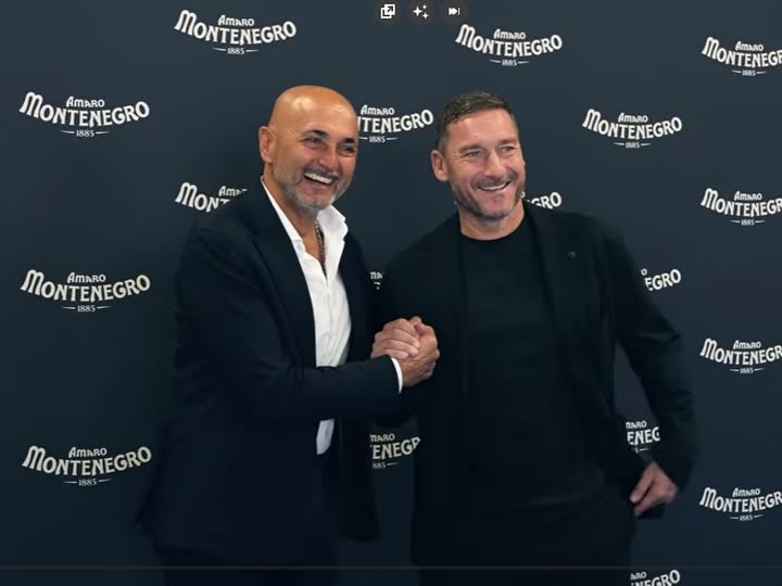 Luciano Spalletti e Francesco Totti